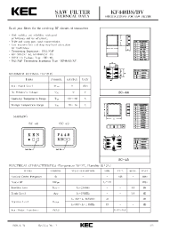 Datasheet KF448BS производства KEC